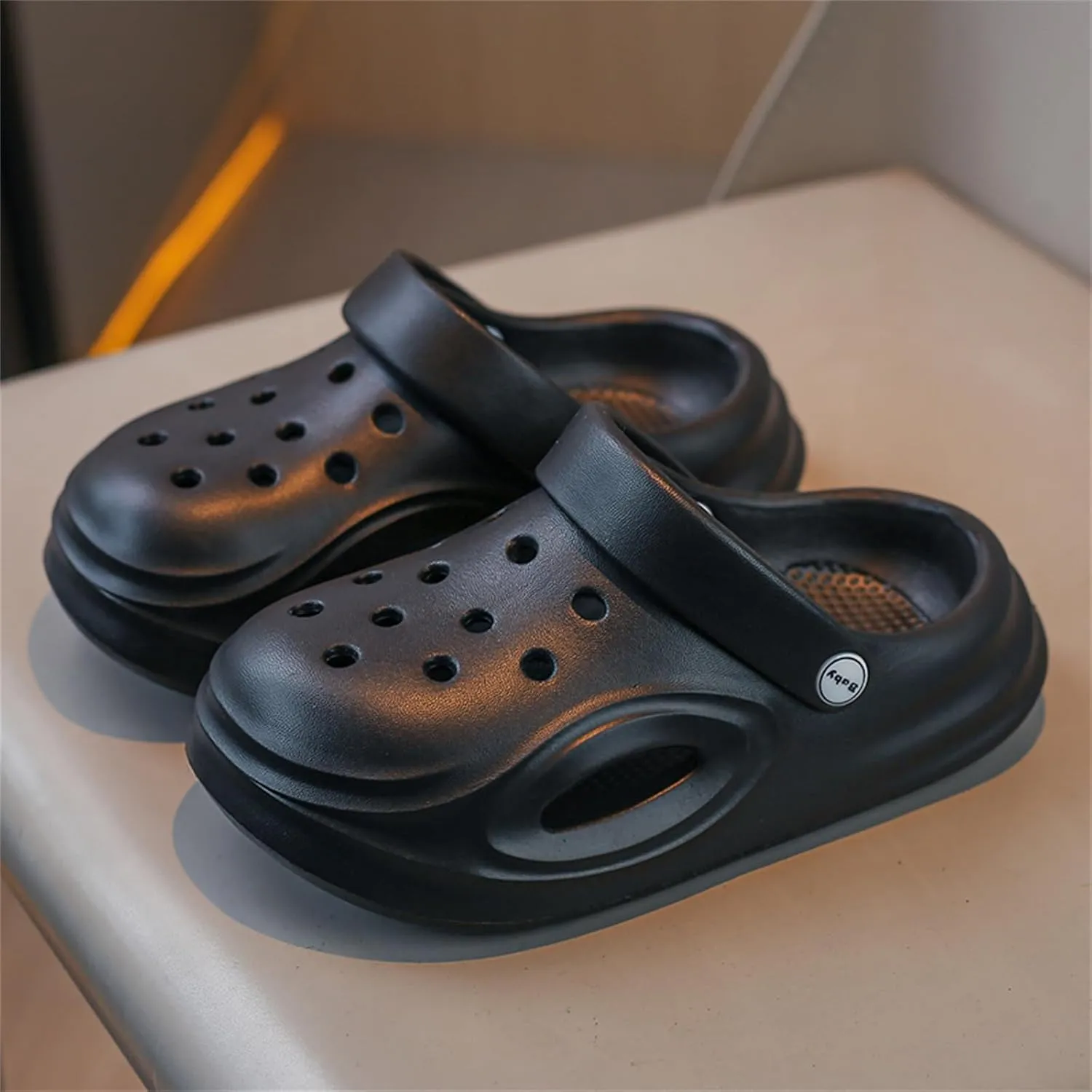 FLIOZY Kids Boys Girls Garden Clogs Slip On Slide Sandals Beach Pool Slippers Shoes Children Sandals for Indoor Outdoor