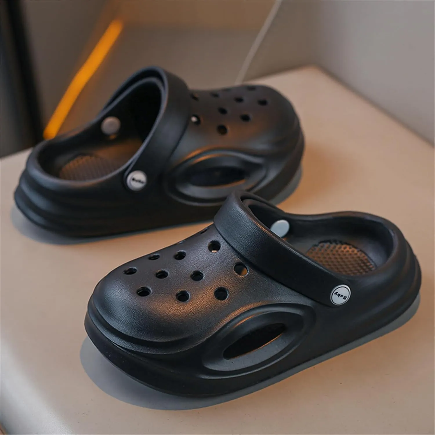FLIOZY Kids Boys Girls Garden Clogs Slip On Slide Sandals Beach Pool Slippers Shoes Children Sandals for Indoor Outdoor
