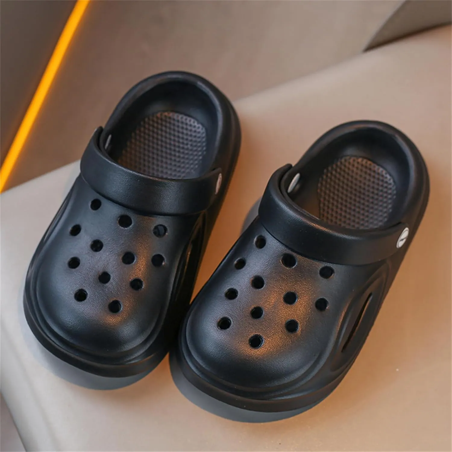 FLIOZY Kids Boys Girls Garden Clogs Slip On Slide Sandals Beach Pool Slippers Shoes Children Sandals for Indoor Outdoor