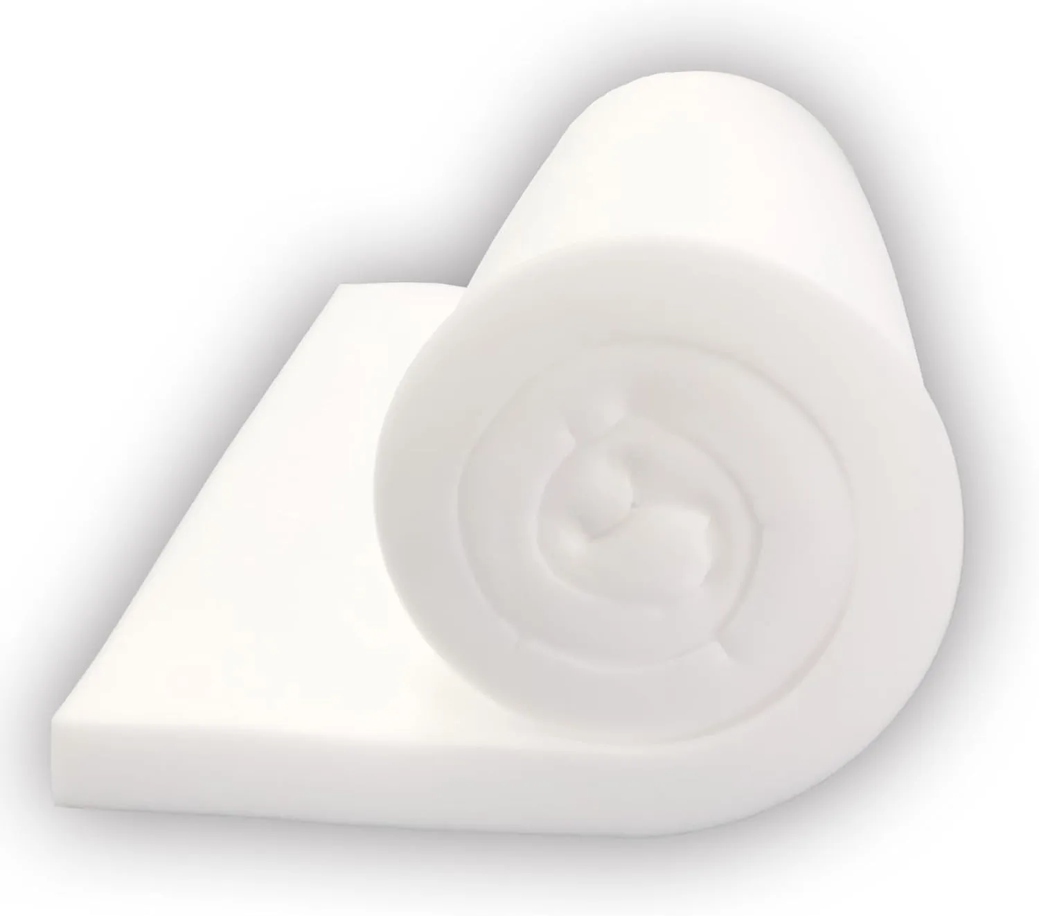 Foamy Foam High Density 3 inch Thick, 24 inch Wide, 72 inch Long Upholstery Foam, Cushion Replacement
