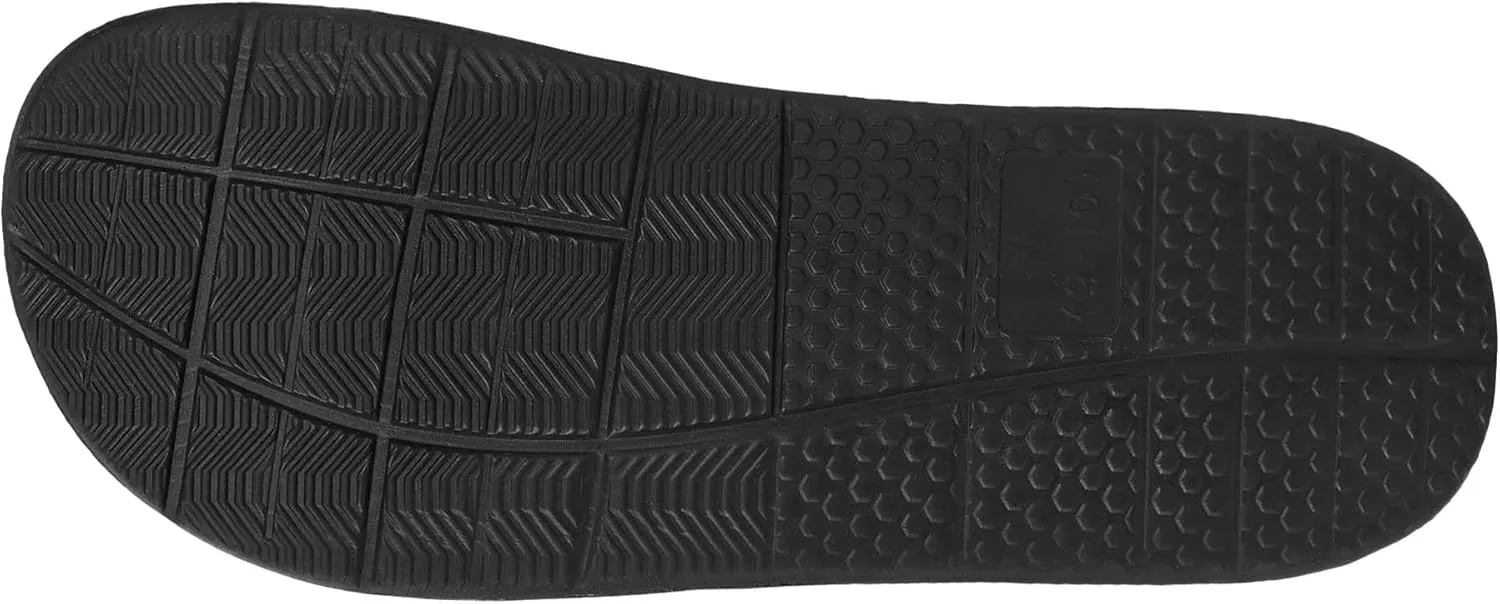 FOCO Men's NHL Team Logo Sport Legacy Stripe Slide Sandals