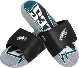 FOCO Philadelphia Eagles NFL Mens Gradient Wordmark Gel Slide - M