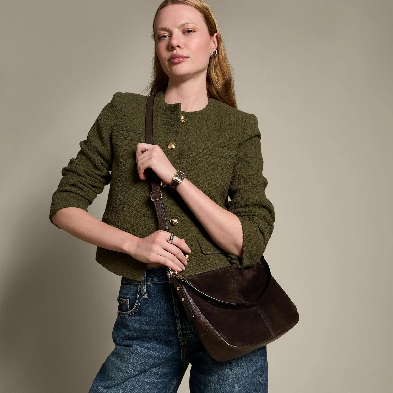 Fossil Women's Jolie Leather Crossbody Purse Handbag for Women