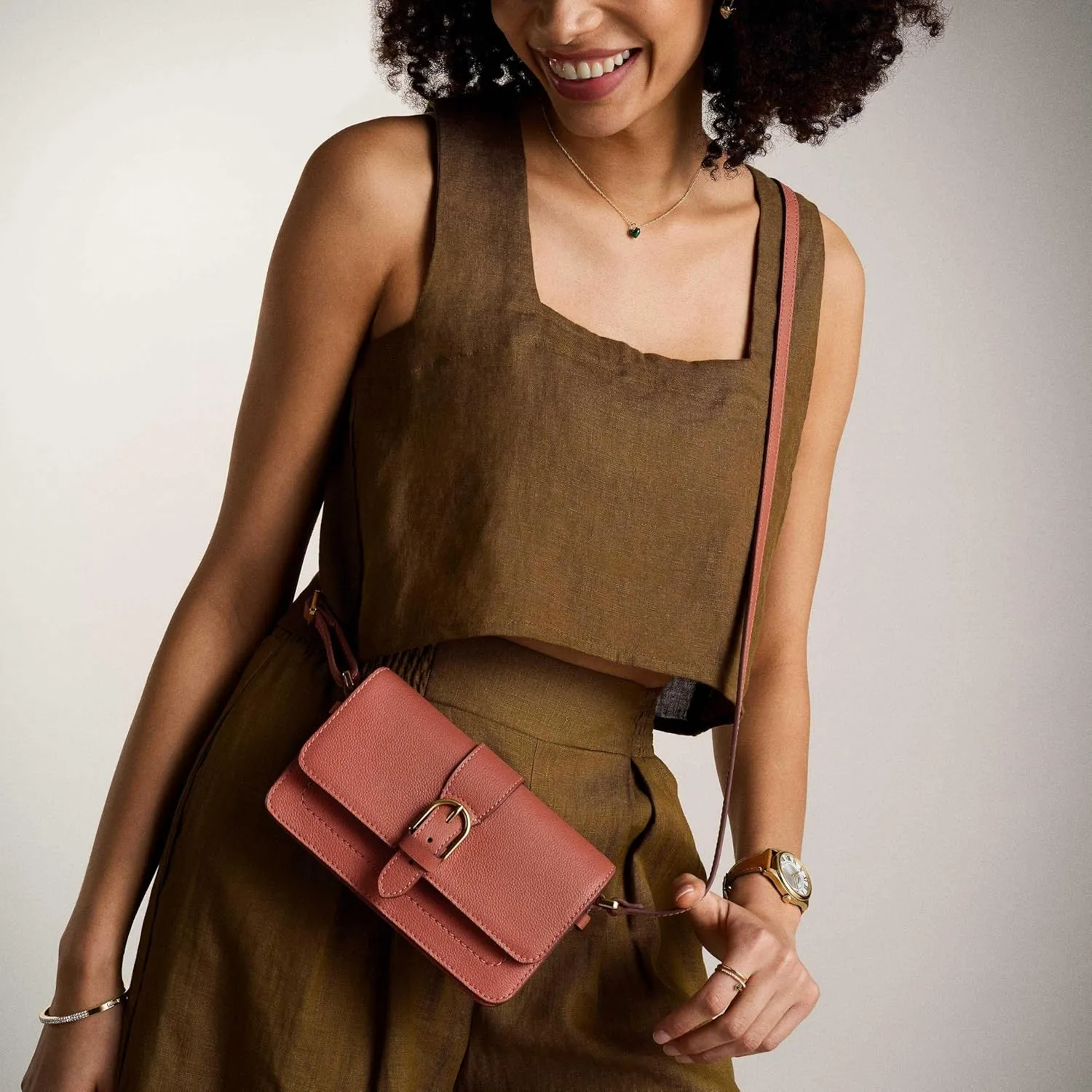 Fossil Women's Zoey Leather Crossbody Bag