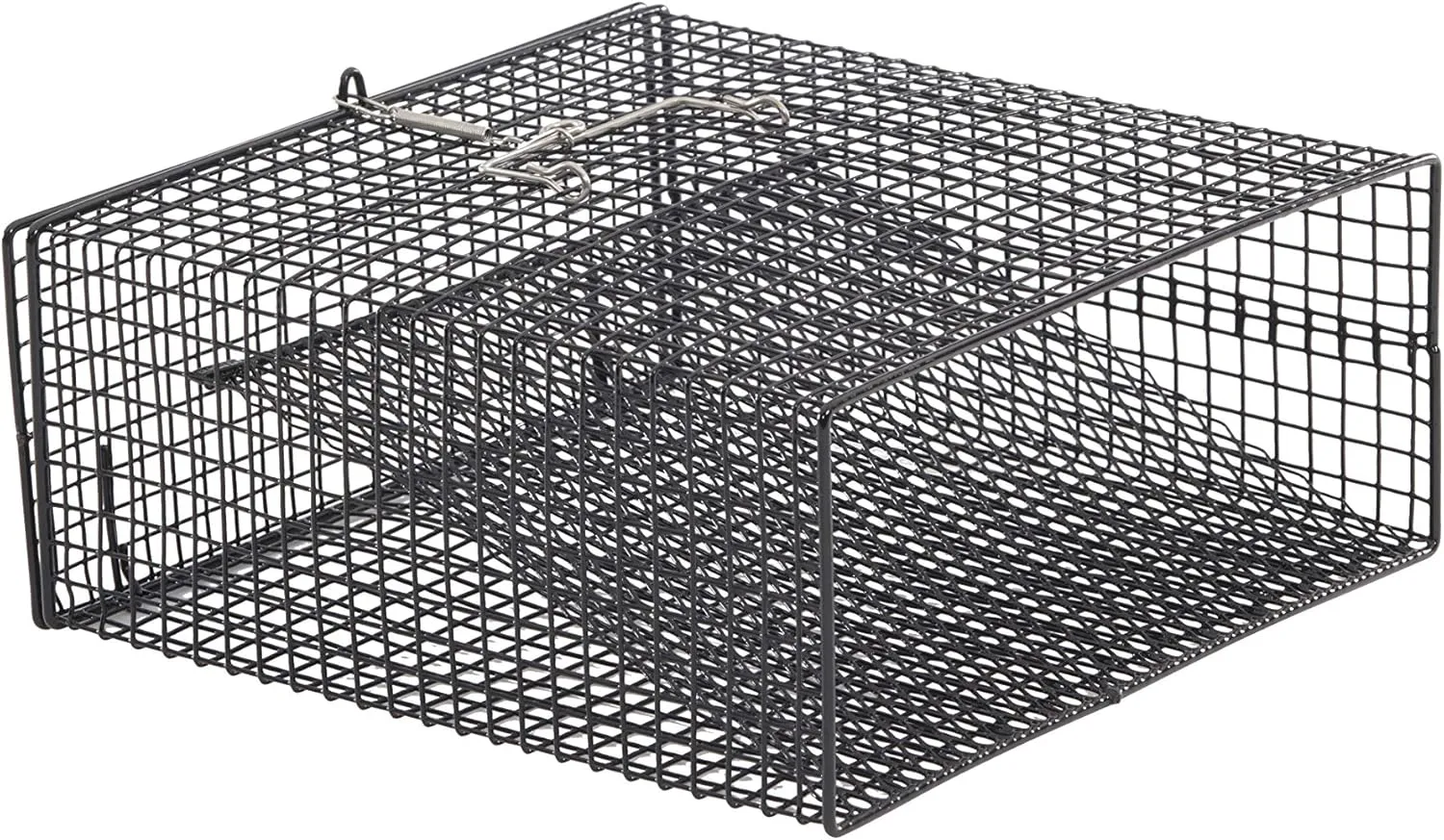 Frabill Flat-Bottom Crawfish Trap | Low-Profile Square Trap Specifically Designed for Crawfish
