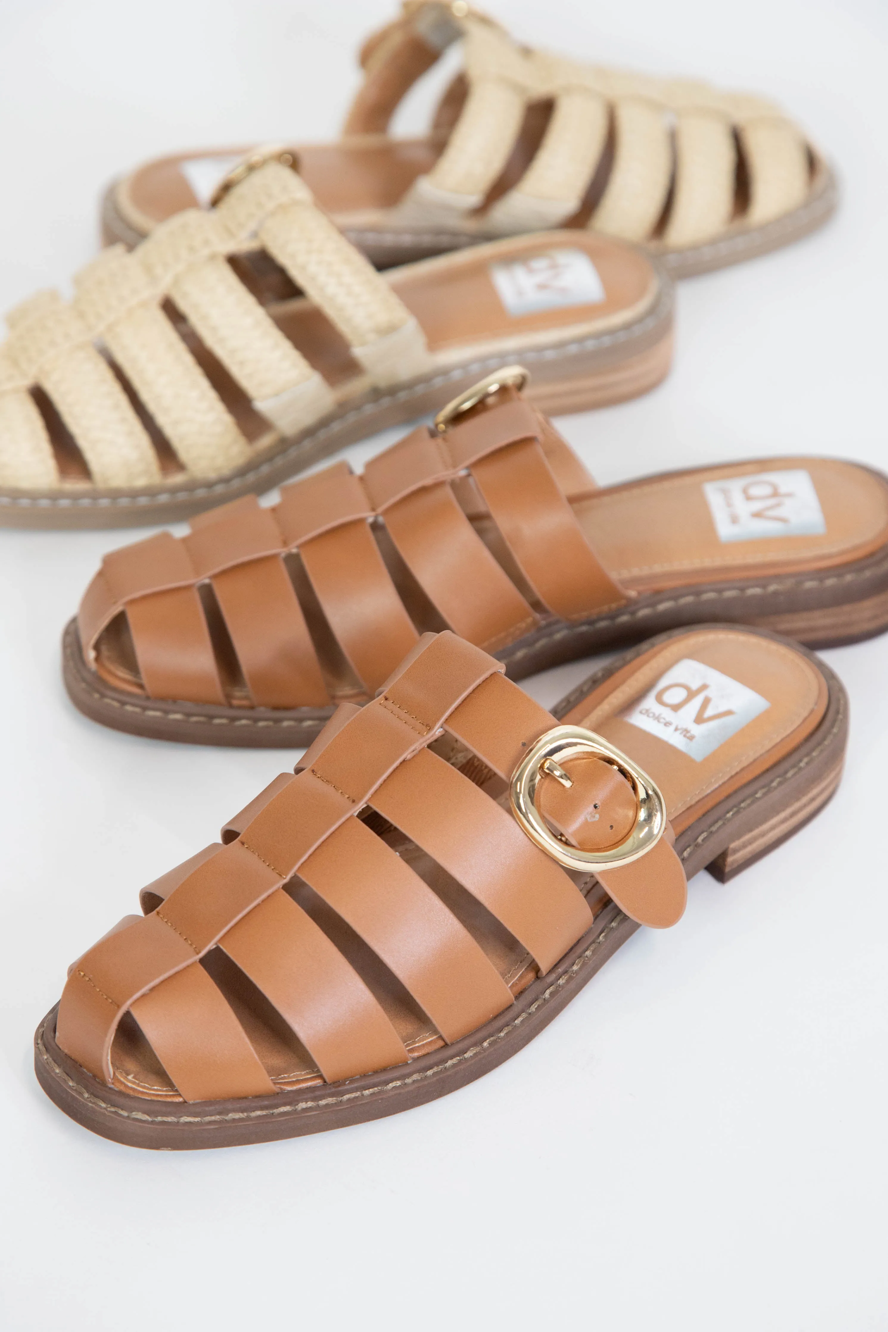 Fyona Fisherman Style Sandal, Raffia | DV by Dolce Vita
