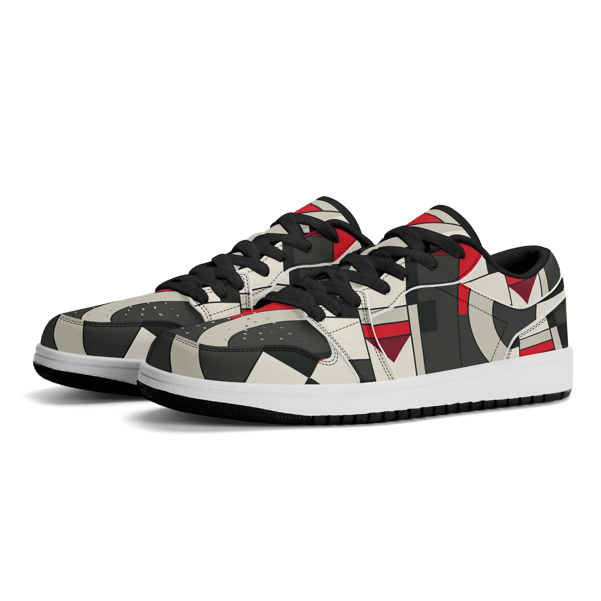 Geometry v6 Low Top Leder Sneaker für Damen