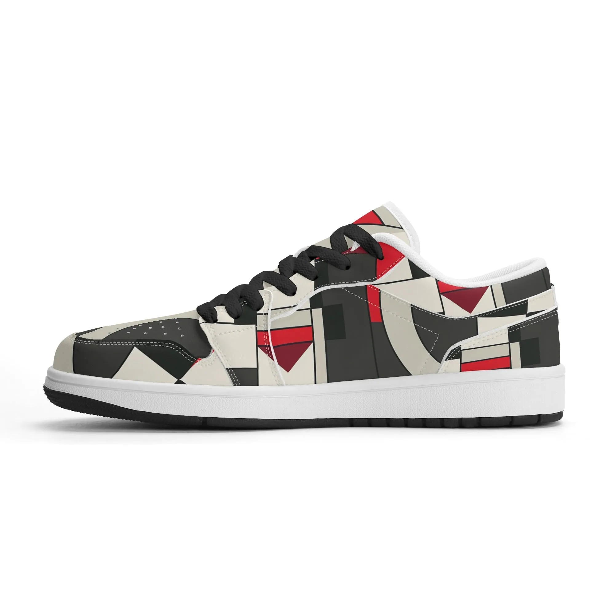 Geometry v6 Low Top Leder Sneaker für Damen
