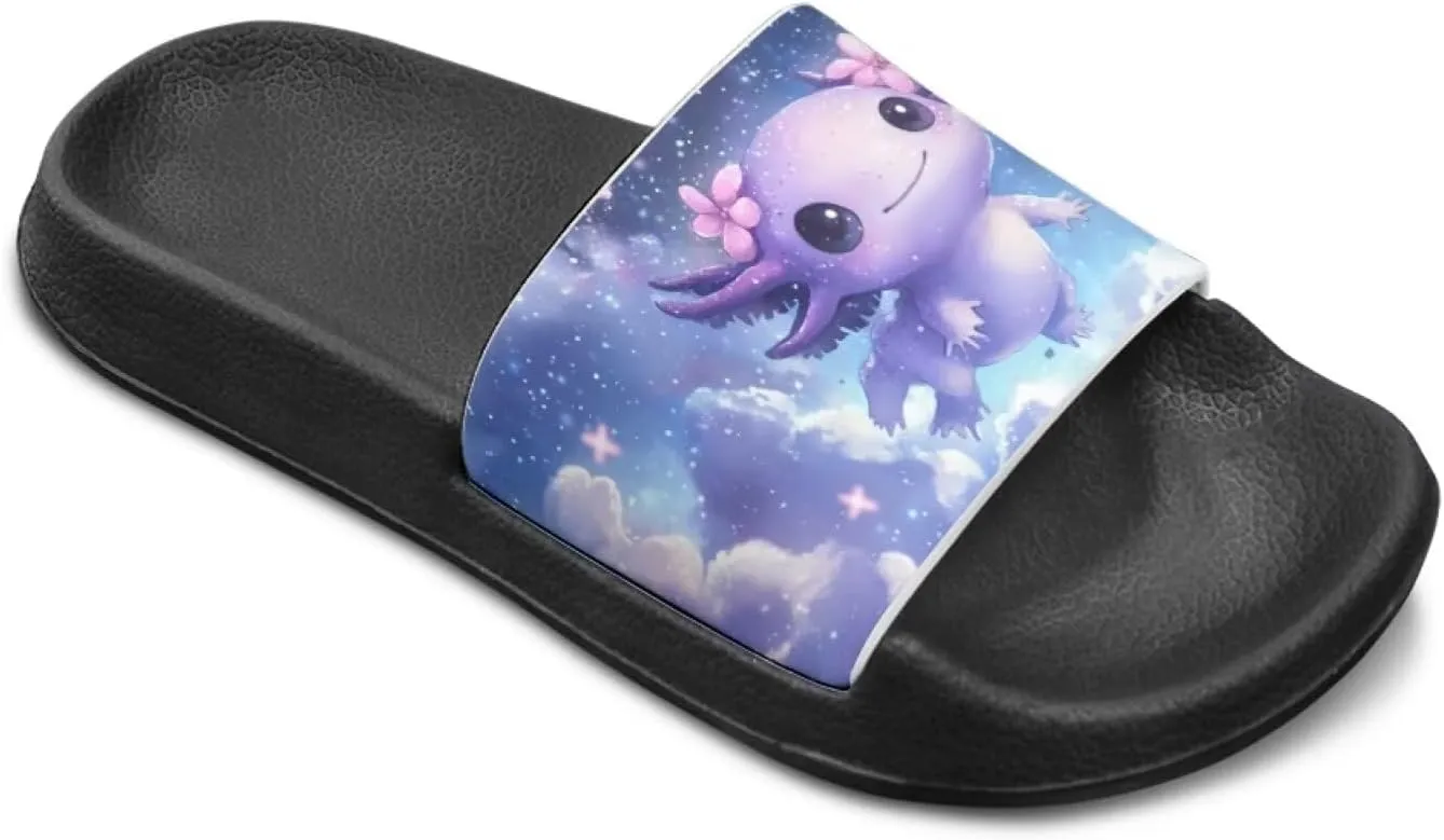 Girls Slip-On Sandals Funny Slide Sandals for Kids Lightweight Design