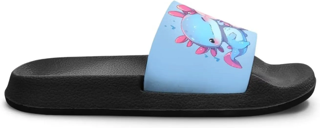 Girls Slip-On Sandals Funny Slide Sandals for Kids Lightweight Design
