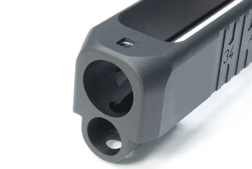 Guarder G34 6061 Aluminum CNC Slide & Steel Barrel Kit for TM G17 (Custom Ver. Black)