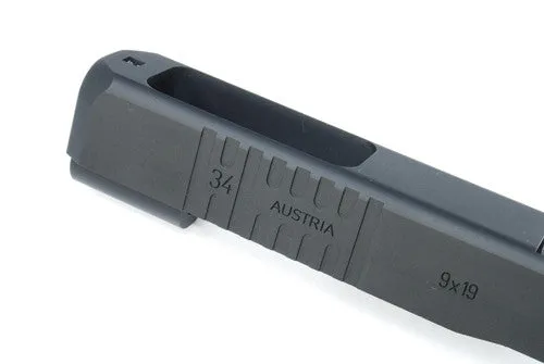 Guarder G34 6061 Aluminum CNC Slide & Steel Barrel Kit for TM G17 (Custom Ver. Black)