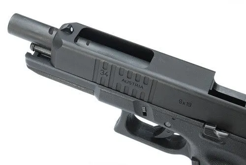 Guarder G34 6061 Aluminum CNC Slide & Steel Barrel Kit for TM G17 (Custom Ver. Black)
