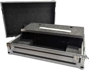 Harmony Audio HCSCLIVE2WLT Custom DJ Controller Case Compatible with Denon DJ SC LIVE 2 Standalone Design with Laptop Tray, Wheels, Adjustable Foam Inserts & Recessed Latch for Ultimate Protection
