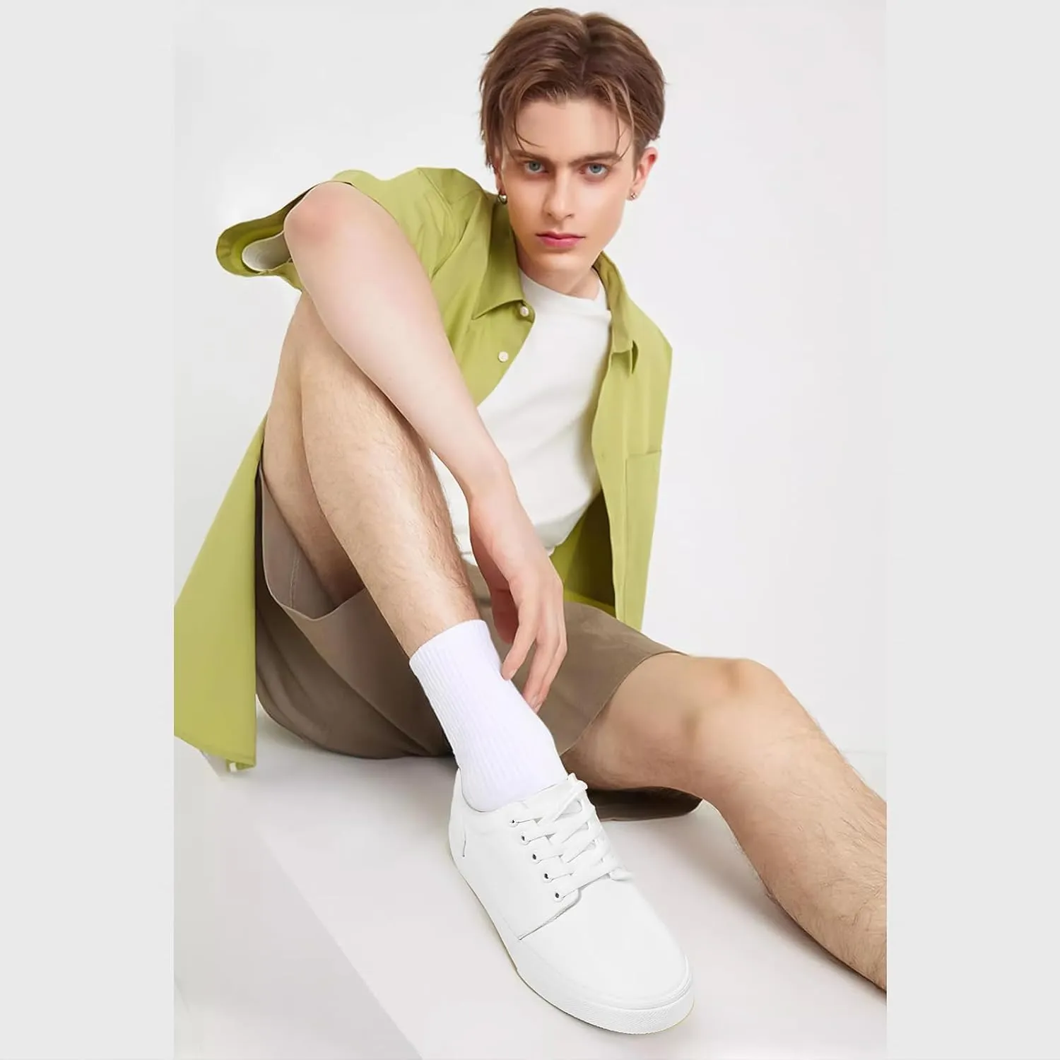 hash bubbie Mens Canvas Shoes Classic Men's Canvas Sneakers Low Top Tennis Shoes Lace up Comfortable Skate Casual Shoes