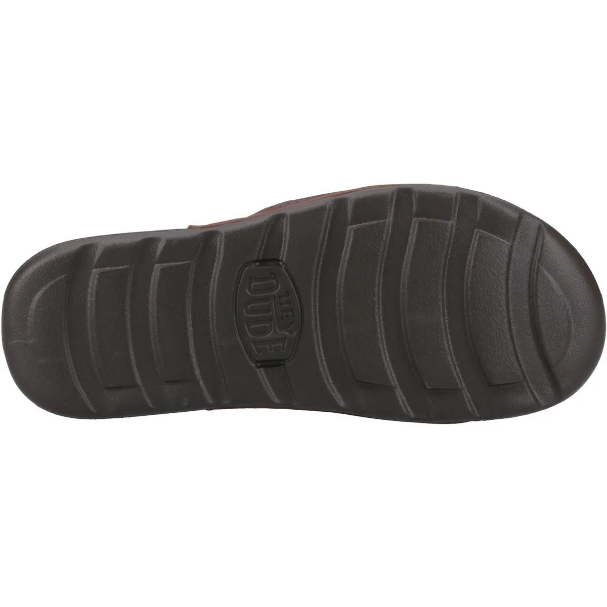 HEYDUDE Shore Slide Classic Sandal Downtown Brown/Delicioso Brown