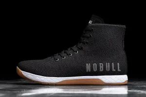 HIGH-TOP BLACK WHITE GUM TRAINER (WOMEN'S)