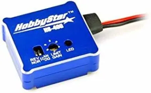 HobbyStar HS-400 Gyro, Adjustable Stability Control System, Drift-Assist - Blue