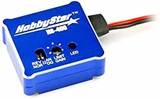 HobbyStar HS-400 Gyro, Adjustable Stability Control System, Drift-Assist - Blue