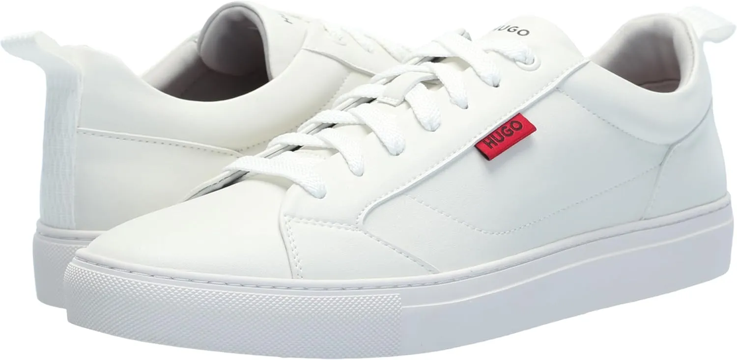 HUGO Men's Essential Two Tone Suede Low Top Sneaker