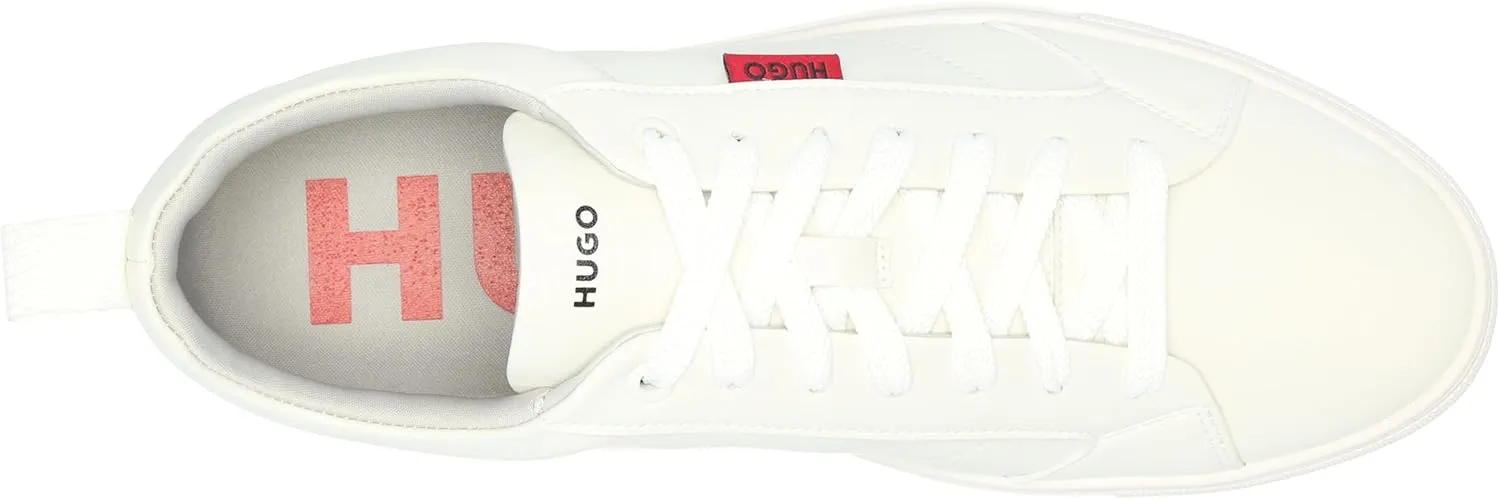 HUGO Men's Essential Two Tone Suede Low Top Sneaker