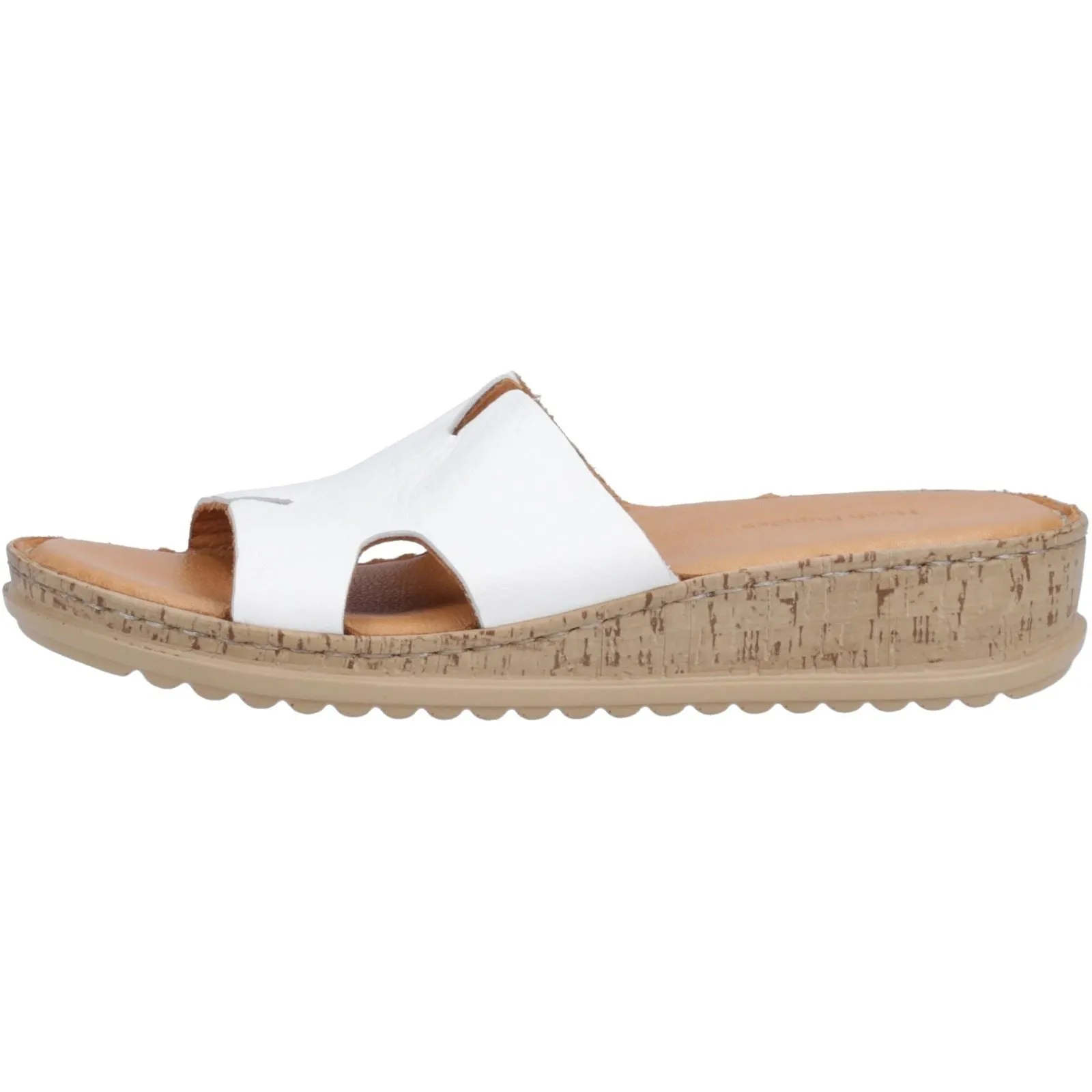 Hush Puppies Eloise Leather Women's White Sandals