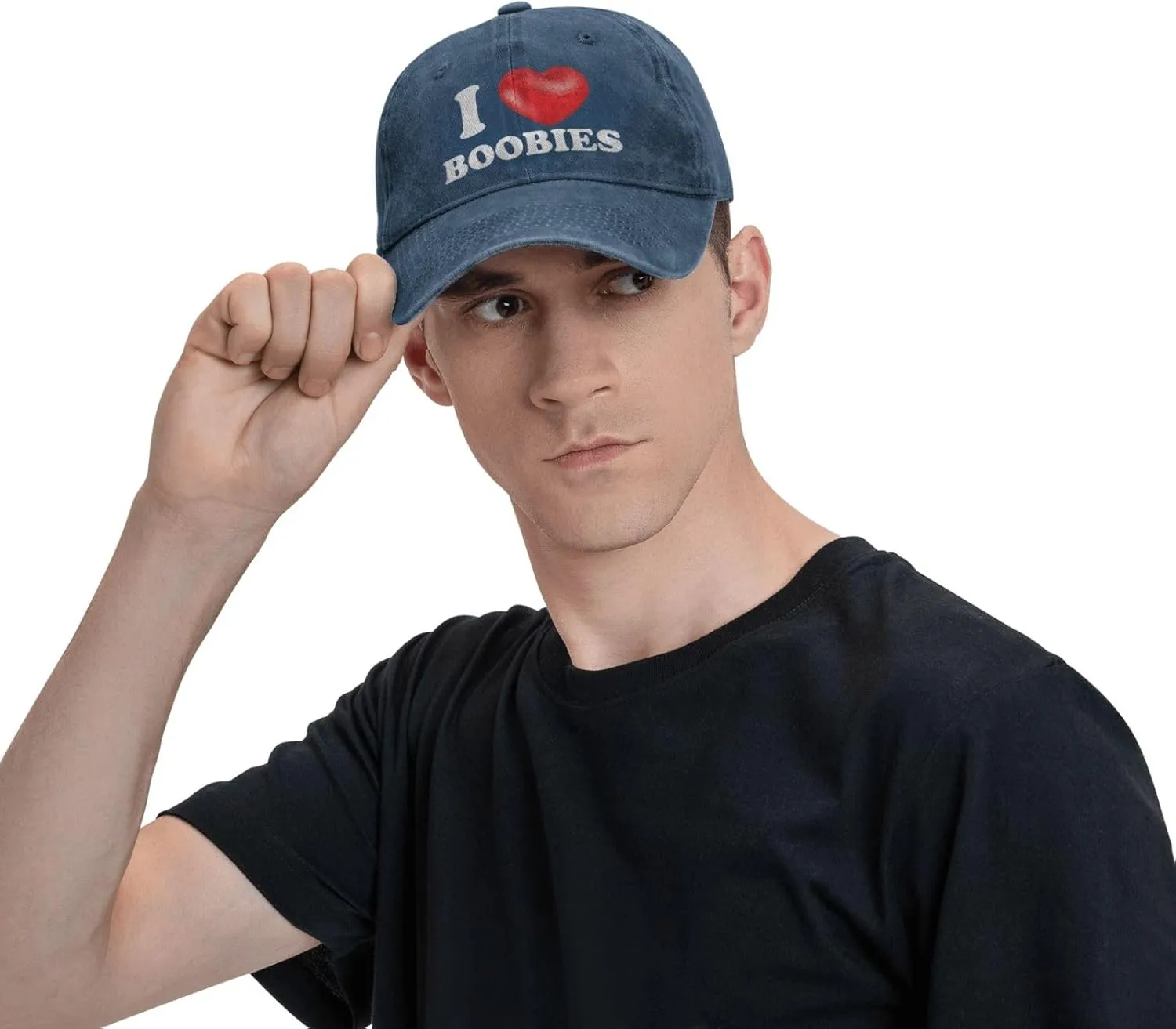 I Love Boobies Hat for Men Dad Hat Trendy Hats