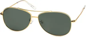 IOHLNG Aviator Sunglasses for Women Men Polarized Pilot Sunglasses Military Shades Vintage Classic Metal Sun Glasses