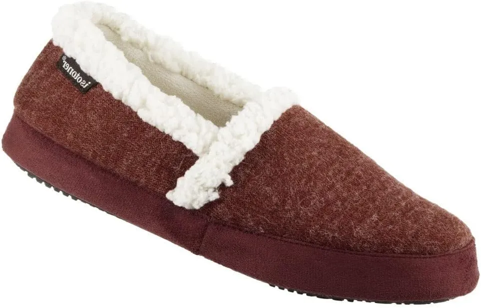isotoner Marisol Microsuede Women's Slippers, Memory Foam, Indoor/Outdoor Sole