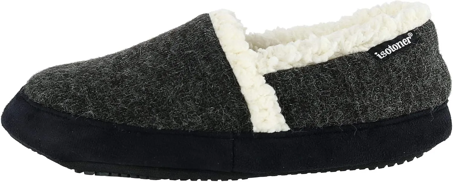 isotoner Marisol Microsuede Women's Slippers, Memory Foam, Indoor/Outdoor Sole