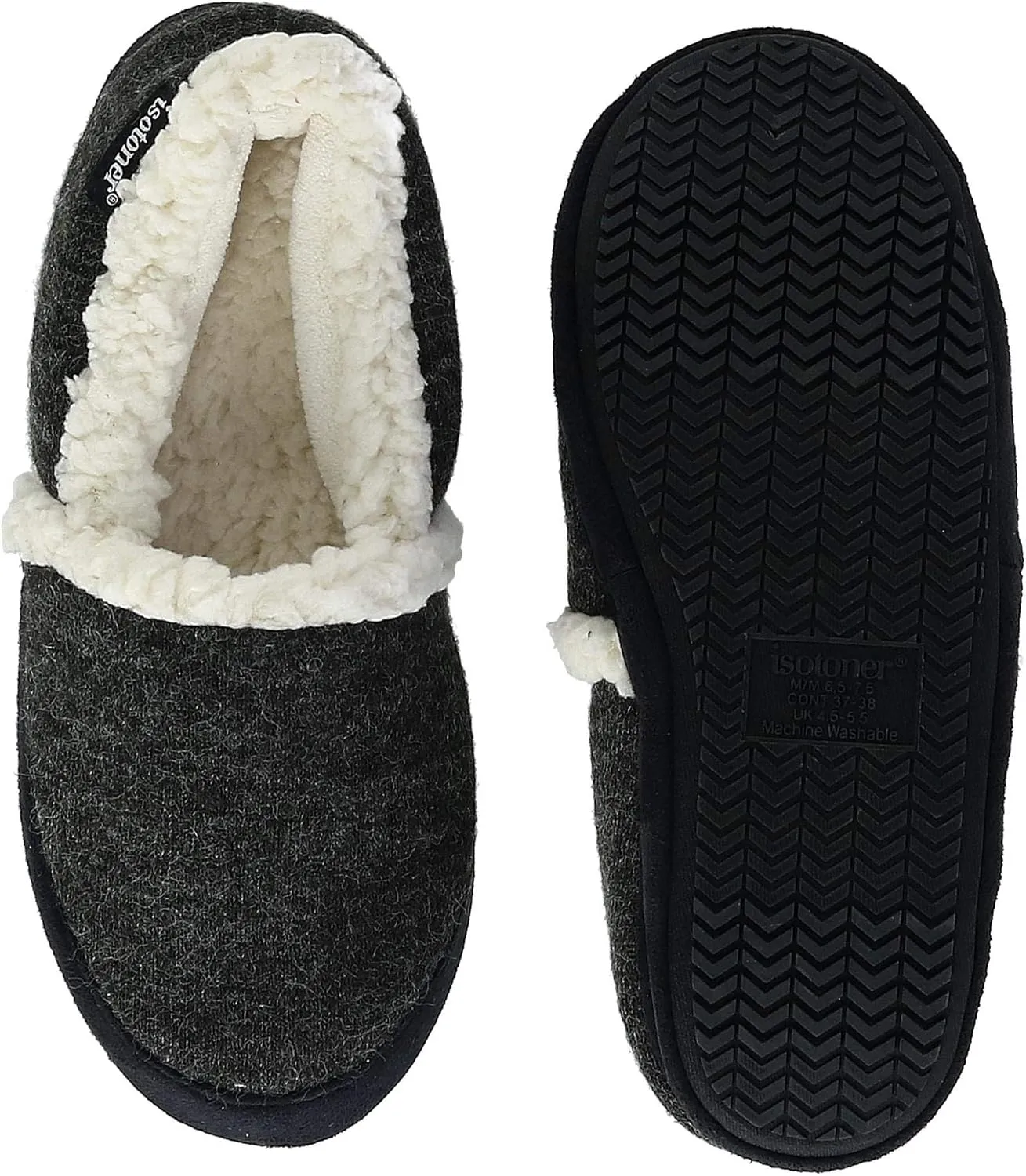 isotoner Marisol Microsuede Women's Slippers, Memory Foam, Indoor/Outdoor Sole