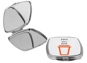 JAVA Nice Day - Square Compact Mirror Personal Mirror