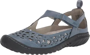 JBU by Jambu Womens Bellerose Mary Jane Flat, Denim, 8.5 US
