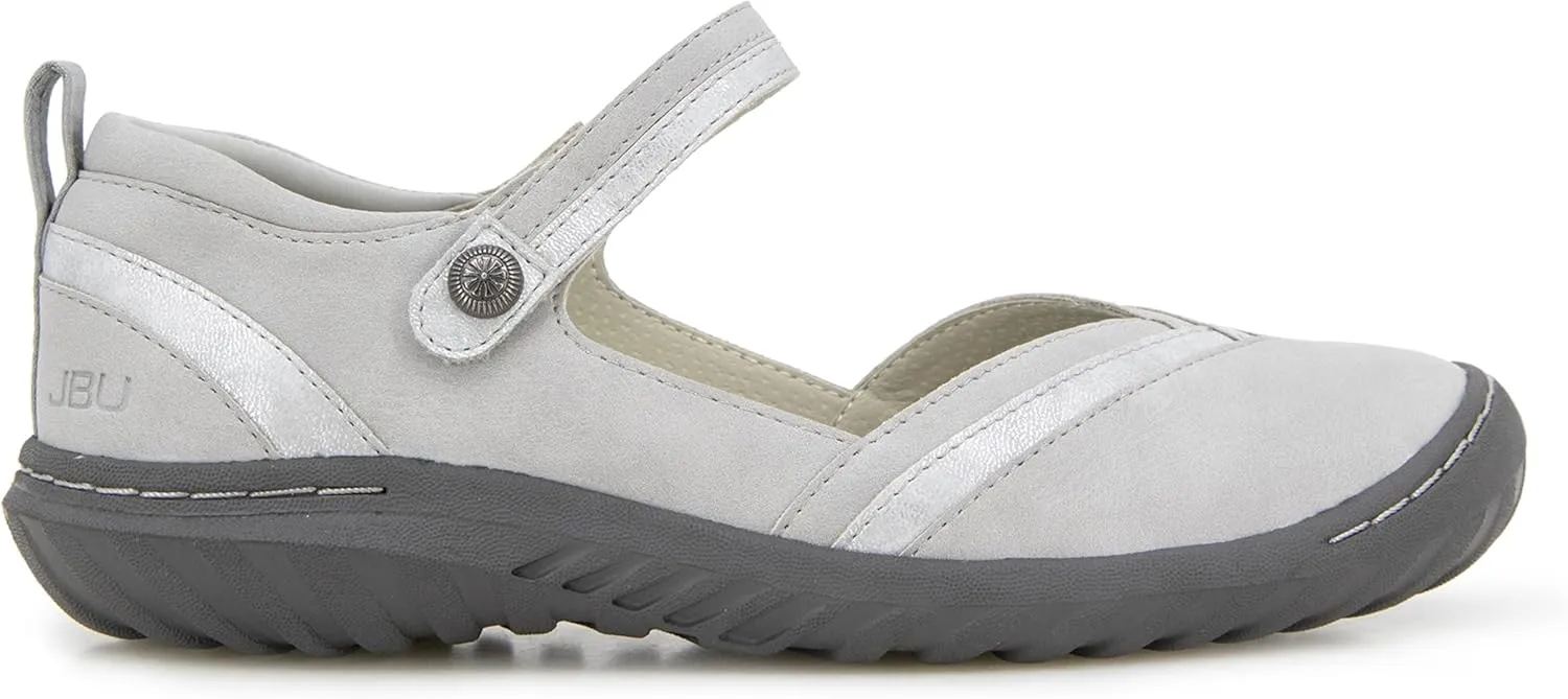 JBU Women's Raven Fashion Comfort Casual Classic Mary Jane Flat