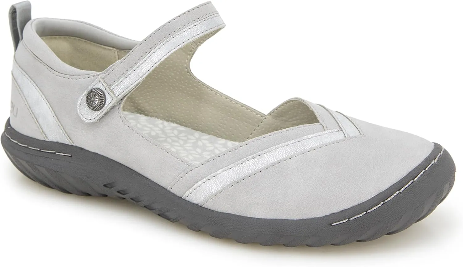 JBU Women's Raven Fashion Comfort Casual Classic Mary Jane Flat