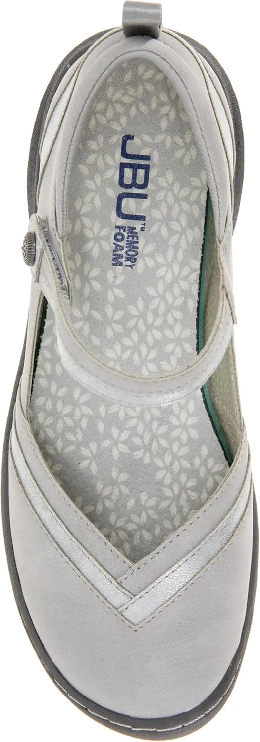 JBU Women's Raven Fashion Comfort Casual Classic Mary Jane Flat