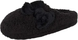 Jessica Simpson Women's Plush Marshmallow Slide on House Slipper Clog with Memory Foam