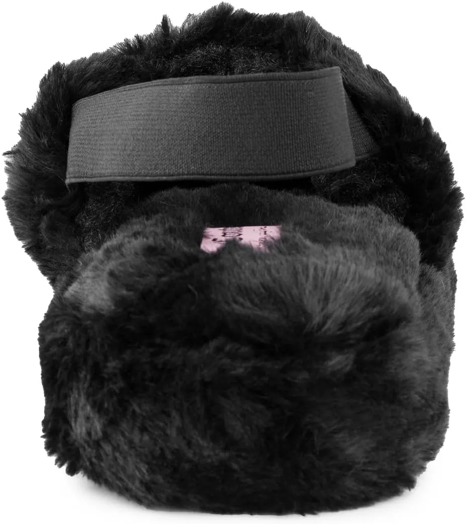 Juicy Couture Women's Slide Sandals With Faux Fur Slipper Sandals, Furry Slides, Womens Slip On Slippers