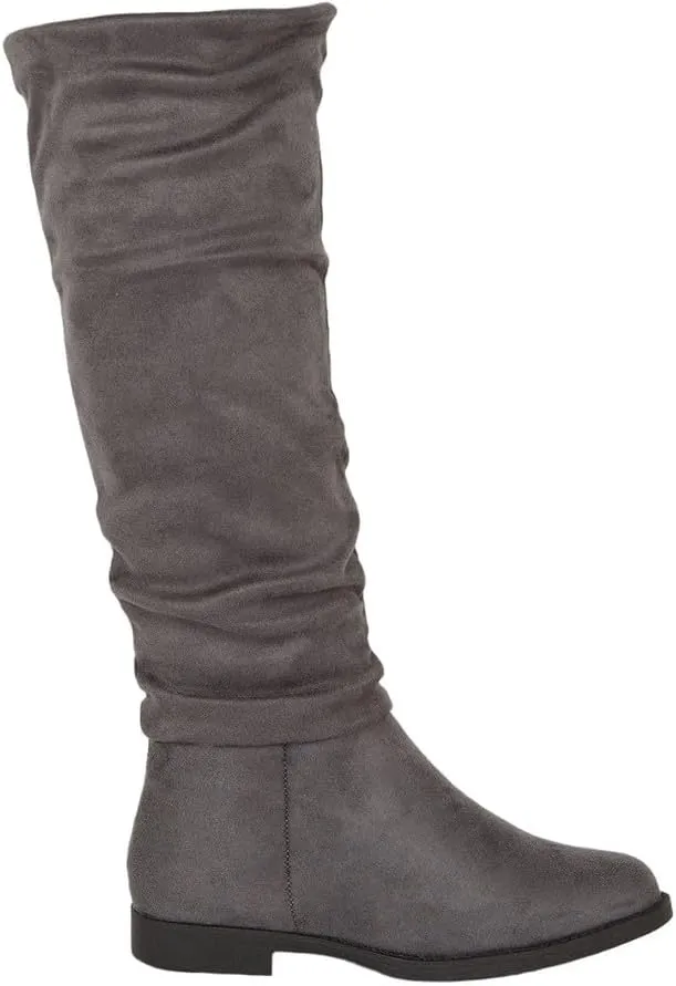 Karina Flat Ruched Boots