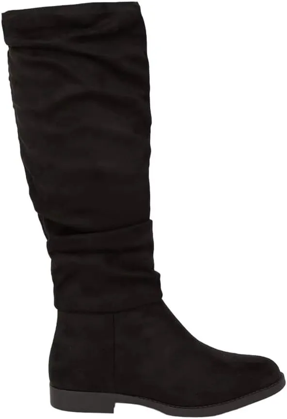 Karina Flat Ruched Boots