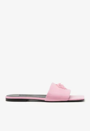 La Medusa Leather Flat Sandals