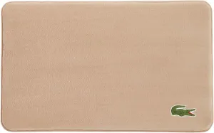 Lacoste Crocodile Memory Foam 19" x 30" Bath Rug, Sand