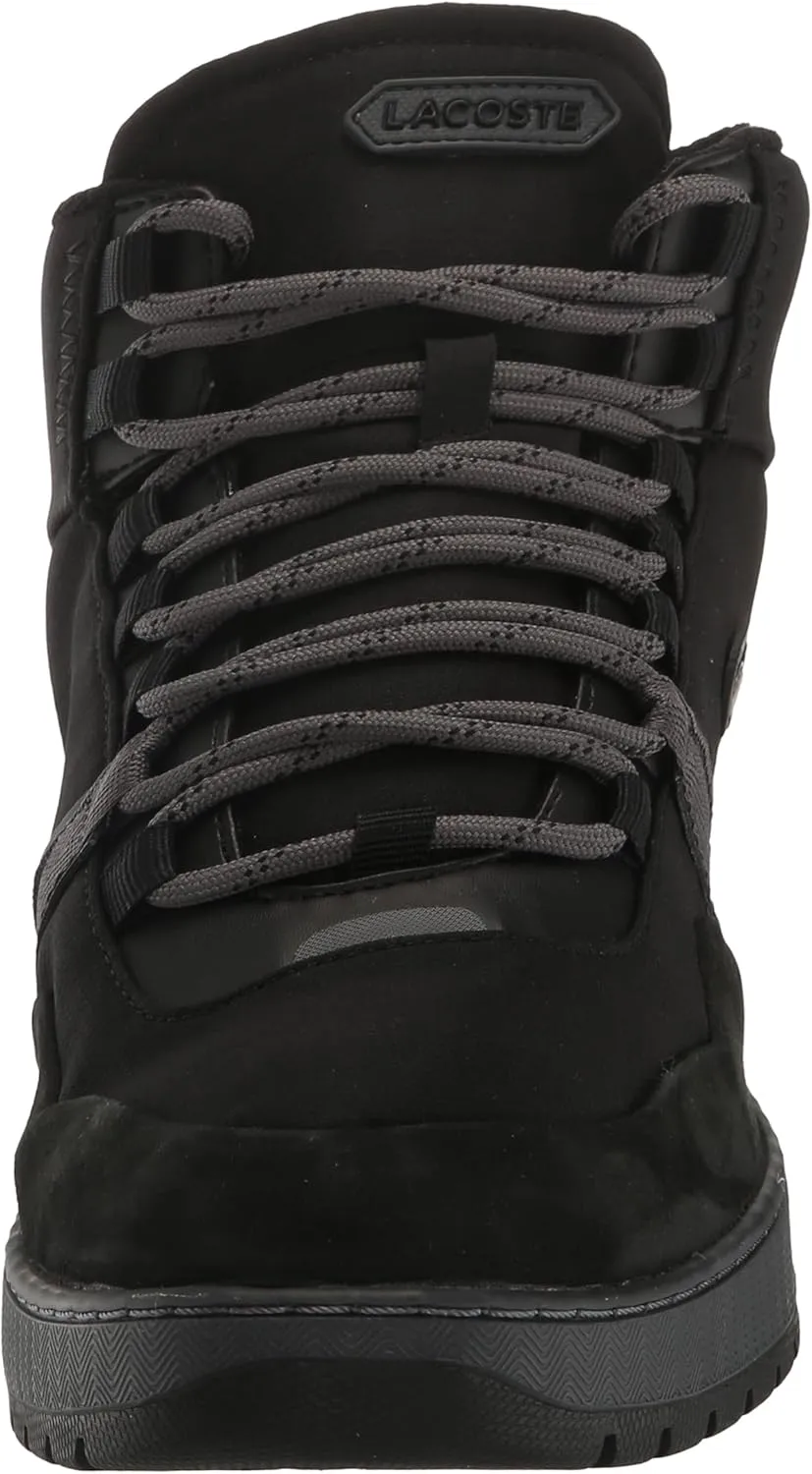 Lacoste Men's T Clip Multicolor Leather & Suede Sneaker