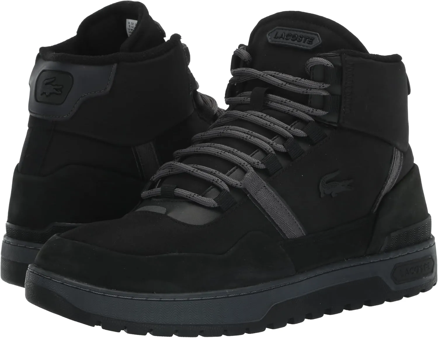 Lacoste Men's T Clip Multicolor Leather & Suede Sneaker