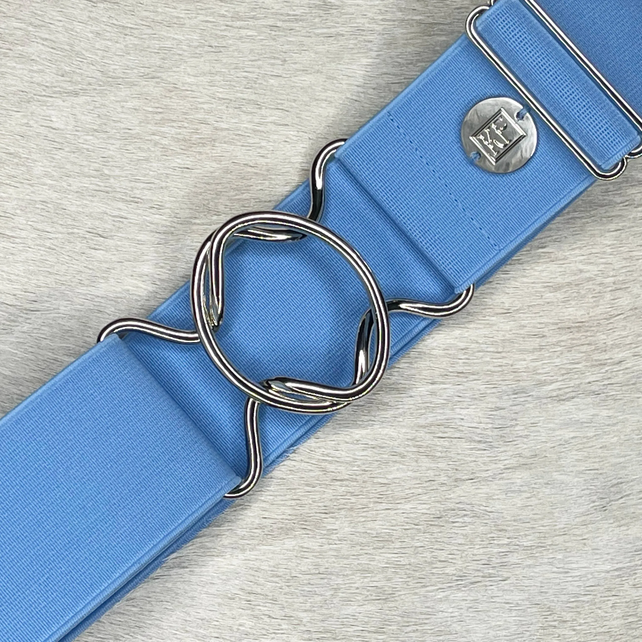 Light Blue Elastic - adjustable belt