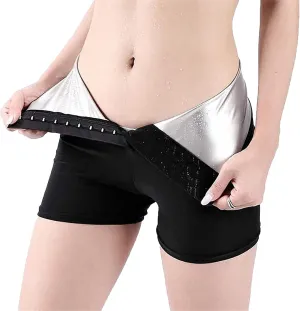 LIYUN Sauna Suits Shorts Sauna Sports Pants Slimming Pants Side Running Pants Warm Thermal Sweat Pants Jogging Pants Sweating Sauna Suits(Three-Divided,X-Large)