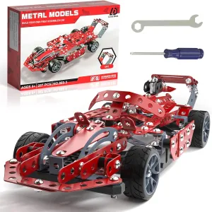 Lucky Doug Building Kit Model Car Set - STEM Project Building Toys for Kids Ages 8-12, Assembly Building Vehicle for Boys 8 9 10 11 Years Old