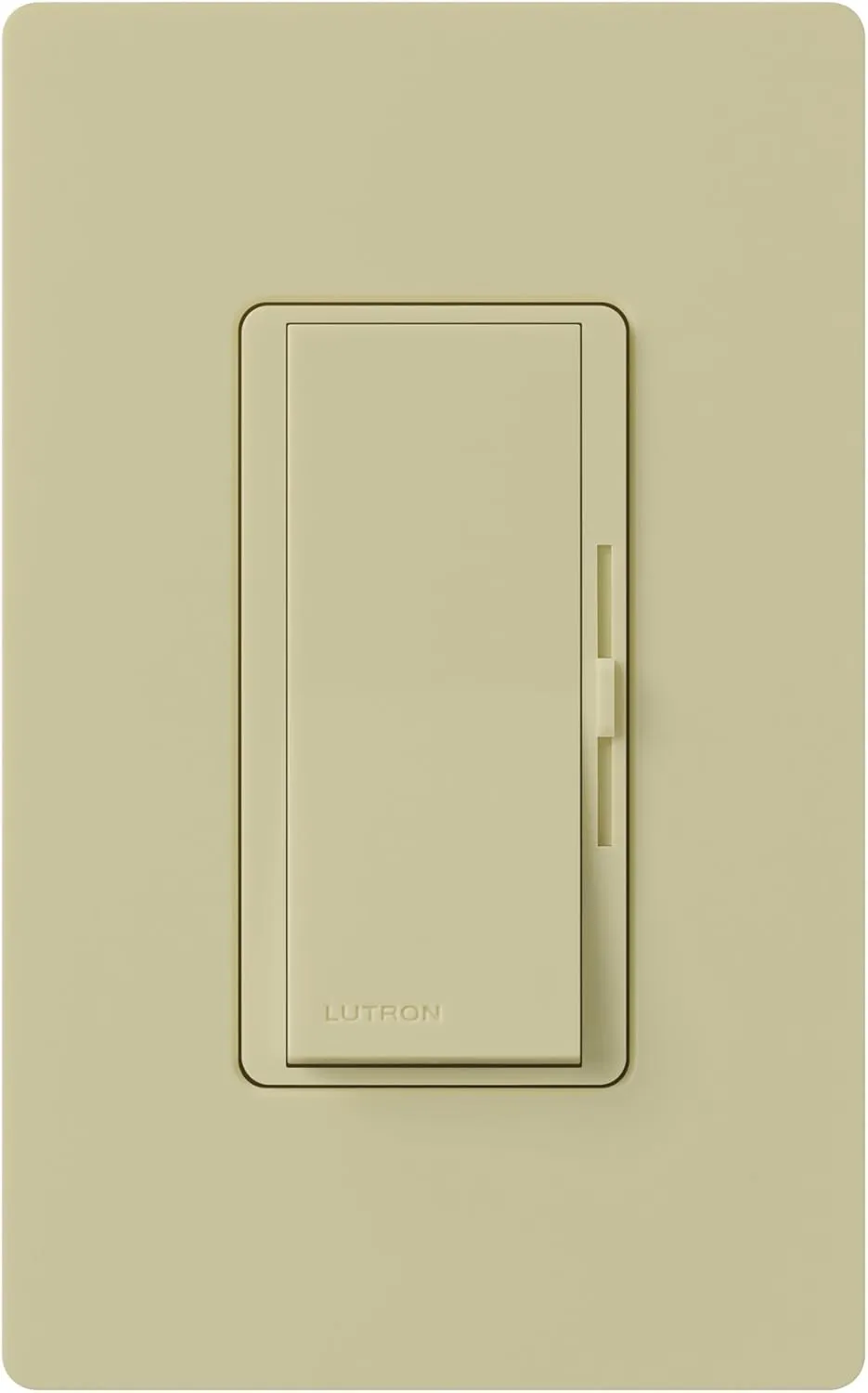 Lutron DVELV-300P-IV Diva 300-watt Single Pole Electronic Low-Voltage Dimmer, Ivory