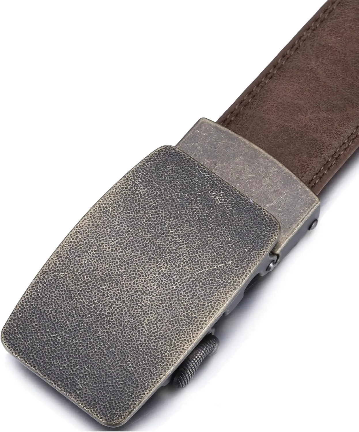 Marino Men’s Genuine Leather Ratchet Dress Belt With Automatic Buckle, Enclosed in an Elegant Gift Box