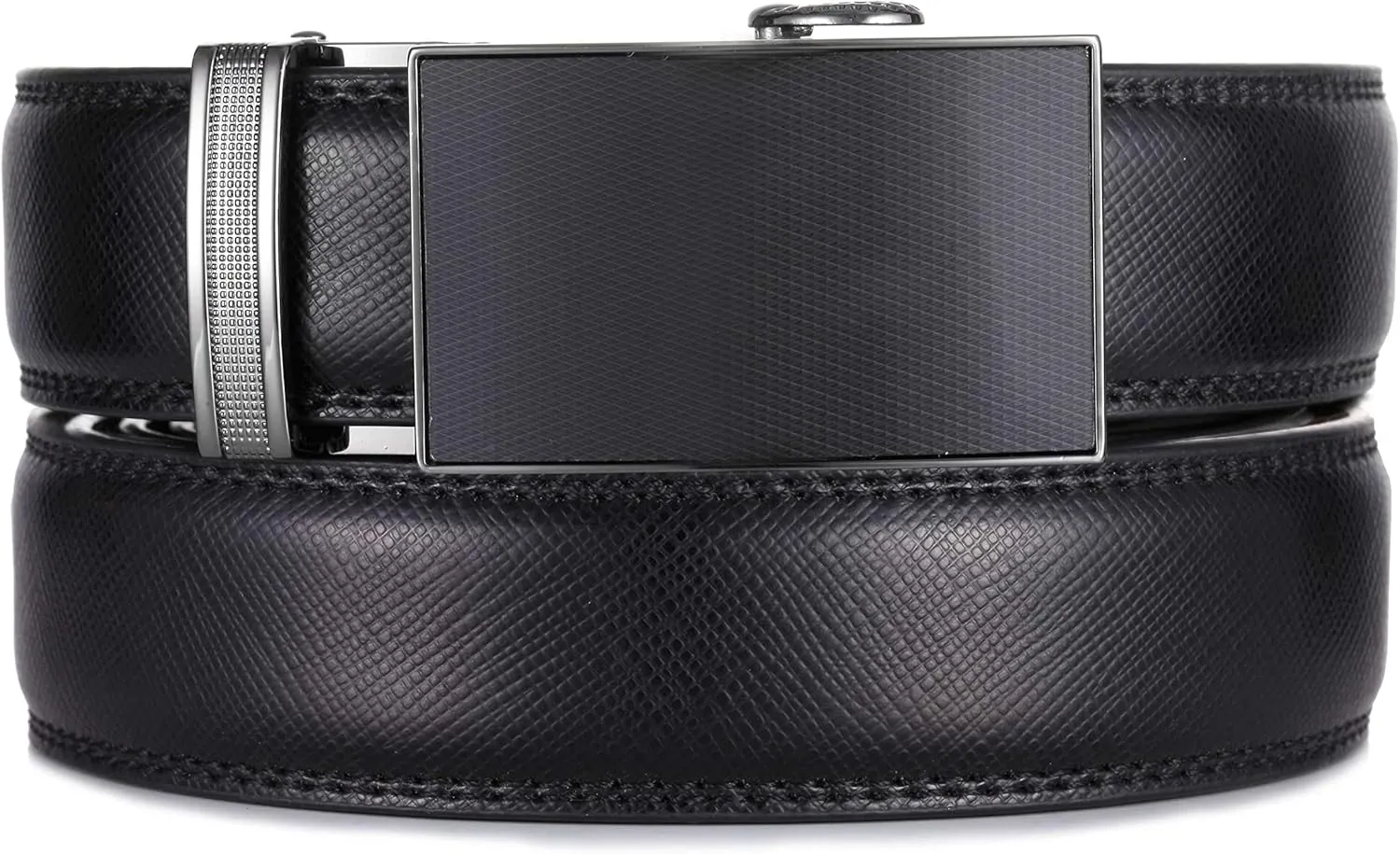Marino Men’s Genuine Leather Ratchet Dress Belt With Automatic Buckle, Enclosed in an Elegant Gift Box